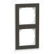 Рамка 2-постовая Schneider M-Pure Decor SysM дуб/активно-белый MEG4020-3674