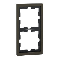 Рамка 2-постовая Schneider D-Life SysD металл мокко MEG4020-6552