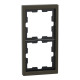Рамка 2-постовая Schneider D-Life SysD металл мокко MEG4020-6552