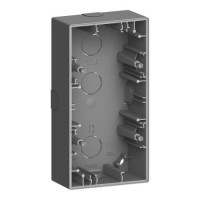 Коробка накладного монтажа 2-постовая Schneider D-Life SysD антрацит MEG4024-6534