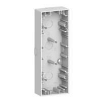 Коробка накладного монтажа 3-постовая d-life Schneider SysD белый лотос MEG4034-6535
