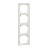 Рамка 4-постовая Schneider M-Pure SysM пол-белый глянец MEG4040-3619