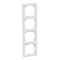 Рамка 4-постовая Schneider M-Pure SysM акт-белый глянец MEG4040-3625