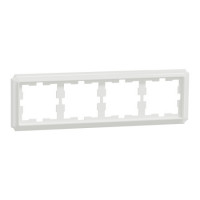 Рамка 4-постовая Schneider D-Antique SysD белый лотос MEG4040-4735