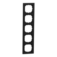 Рамка 5-постовая m-pure Schneider SysM черный матовый MEG4050-3603