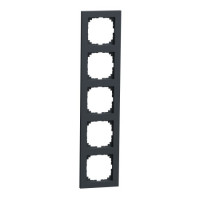 Рамка 5-постовая m-pure Schneider SysM антрацит MEG4050-3614