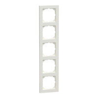 Рамка 5-постовая m-pure Schneider SysM пол-белый глянец MEG4050-3619