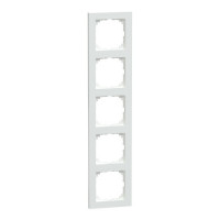 Рамка 5-постовая m-pure Schneider SysM акт-белый глянец MEG4050-3625