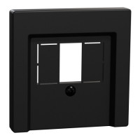 Накладка для розетки tae/audio/usb/hdmi Schneider SysM черный матовый MEG4250-0403