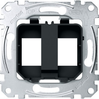 Опорная плата для модульного коннектора jack черный Schneider MEG4566-0003