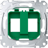 Опорная плата для модульного коннектора jack зеленый Schneider MEG4566-0004
