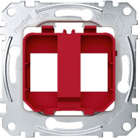 Опорная плата для модульного коннектора jack красный Schneider MEG4566-0006
