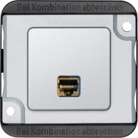 Розетка actassi rj45 cat6a stp Schneider panzer MEG4576-7021