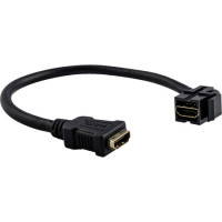 Механизм keyst hdmi flex (jack/jack) черный Schneider MEG4583-0002