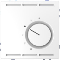 Комнатнный терморегулятор с переключателем Schneider SysD белый лотос MEG5762-6035