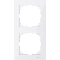 Рамка 2-поста m-pure Schneider SysM полярно-белый глянец MTN4020-3619