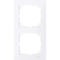 Рамка 2-поста m-pure Schneider SysM активно-белый глянец MTN4020-3625