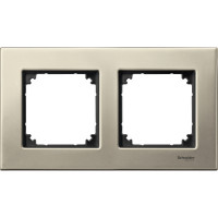 Рамка 2-поста металл m-plan Schneider SysM титан MTN403205