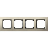 Рамка 4-поста металл m-plan Schneider SysM титан MTN403405