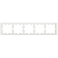 Рамка 5-постов d-life Schneider SysD матовый белый MTN4050-6537