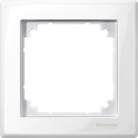 Рамка 1-пост m-smart Schneider SysM полярно-белый глянец MTN478119