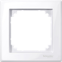 Рамка 1-пост m-smart Schneider SysM активно-белый глянец MTN478125