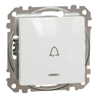 Вим кнопк дзв підс білий sedna design Schneider SDD111131L