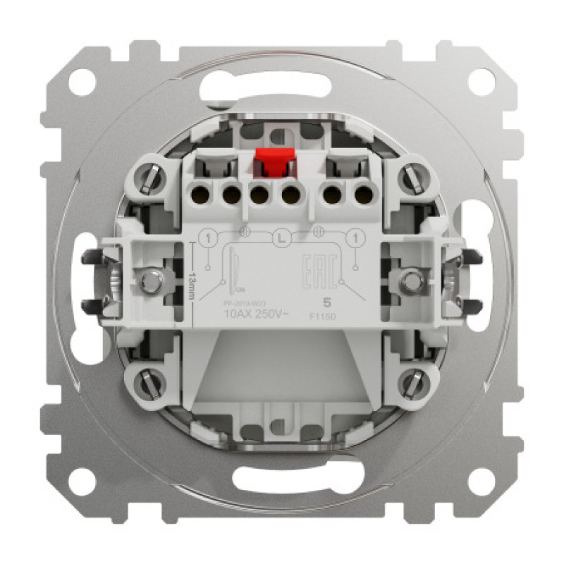 Выключатель Schneider Sedna Design 2-клавишный бежевый SDD112105