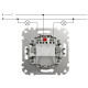 Выключатель Schneider Sedna Design 2-клавишный бежевый SDD112105