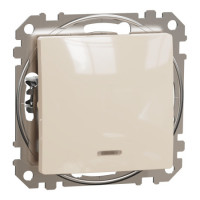 Однокл перем з підс бежевий sedna design Schneider SDD112106L