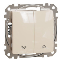В-кач для ж-зі кнопка sedna design, беж Schneider SDD112114