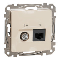 Rj45 cat6 utp -tv інд беж sedna design Schneider SDD112469T
