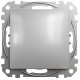 Выключатель Schneider Sedna Design 1-клавишный цвет алюминий SDD113101