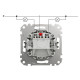 Выключатель Schneider Sedna Design 2-клавишный цвет алюминий SDD113105