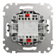 Выключатель Schneider Sedna Design & Elements 2-клавишный кнопочный 10А цвет алюминий SDD113118