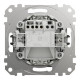 Выключатель карточный Schneider Sedna Design & Elements 10А цвет алюминий SDD113121