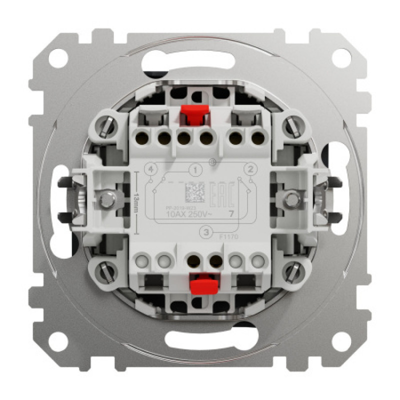 Выключатель Schneider Sedna Design & Elements промежуточный черный SDD114107
