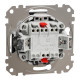 Выключатель Schneider Sedna Design & Elements 2-клавишный кнопочный 10А черный SDD114118