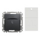 Выключатель карточный Schneider Sedna Design & Elements 10А черный SDD114121