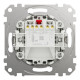 Выключатель Schneider Sedna Design & Elements 2-клавишный 10AX PRO матовый алюминий SDD170105U