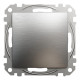 Выключатель Schneider Sedna Design & Elements промежуточный 10AX PRO матовый алюминий SDD170107U
