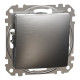 Выключатель Schneider Sedna Design & Elements промежуточный 10AX PRO матовый алюминий SDD170107U