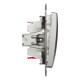 Выключатель Schneider Sedna Design & Elements промежуточный 10AX PRO матовый алюминий SDD170107U