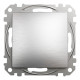 Выключатель Schneider Sedna Design & Elements кнопочный 10A PRO матовый алюминий SDD170111U