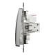 Выключатель Schneider Sedna Design & Elements кнопочный 10A PRO матовый алюминий SDD170111U