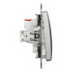 Выключатель Schneider Sedna Design & Elements кнопочный 10A PRO матовый алюминий SDD170111U