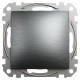 Выключатель Schneider Sedna Design & Elements 1-клавишный 10AX PRO матовый титан SDD172101U