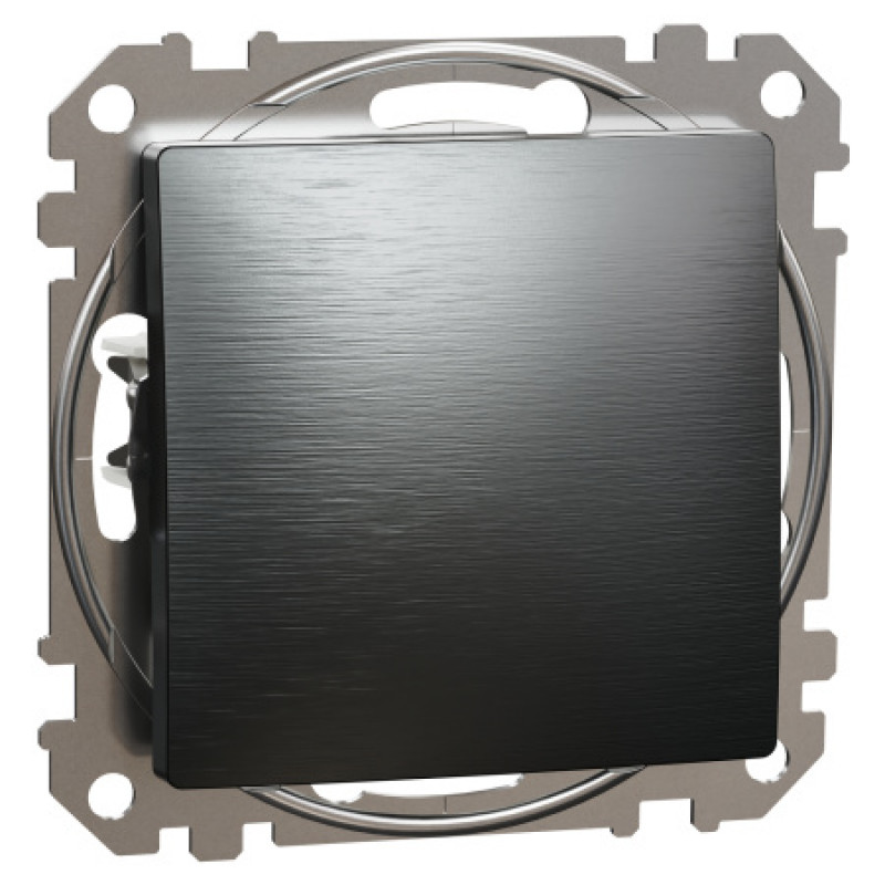 Выключатель Schneider Sedna Design & Elements кнопочный 10A PRO матовый титан SDD172111U