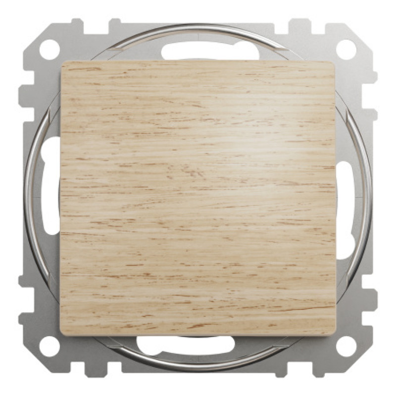 Выключатель Schneider Sedna Design & Elements кнопочный 10A PRO береза SDD180111U
