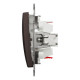 Выключатель Schneider Sedna Design & Elements промежуточный 10AX PRO венге SDD181107U